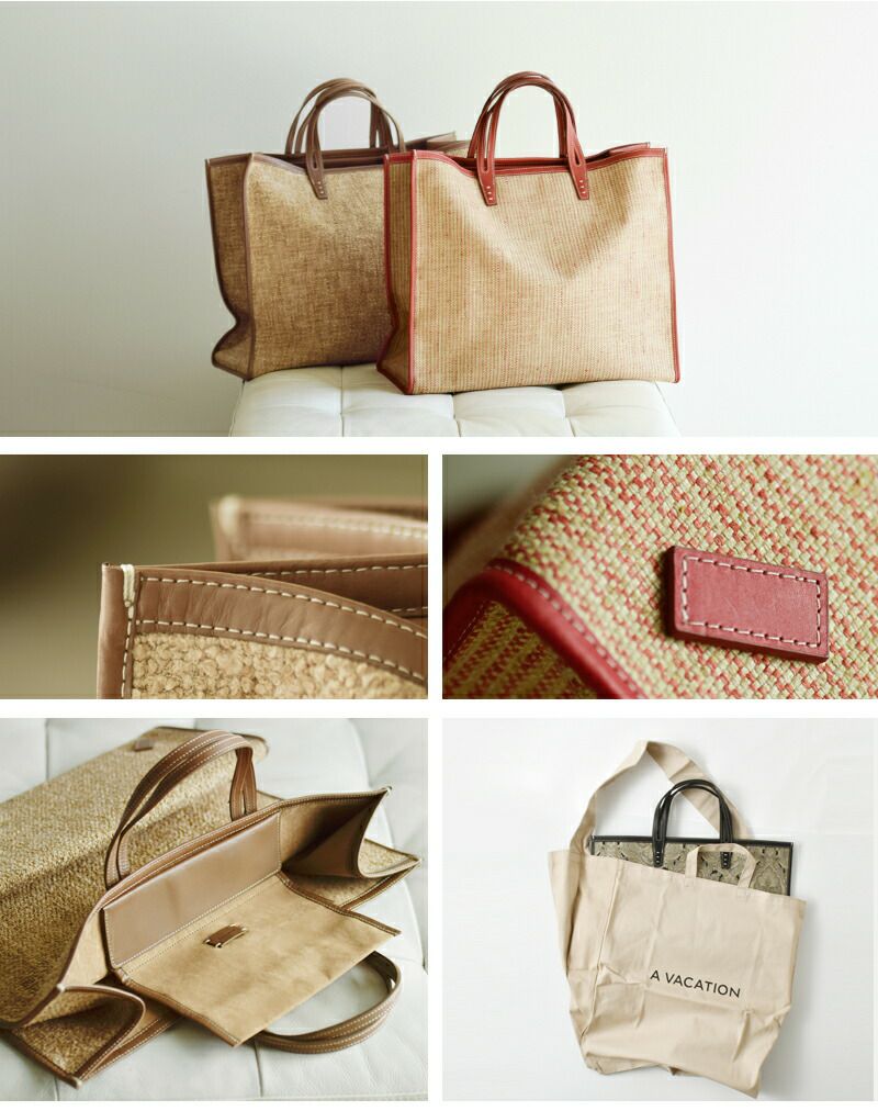 A VACATION ア ヴァケーション ビッグ スクエア トートバッグ “TANK