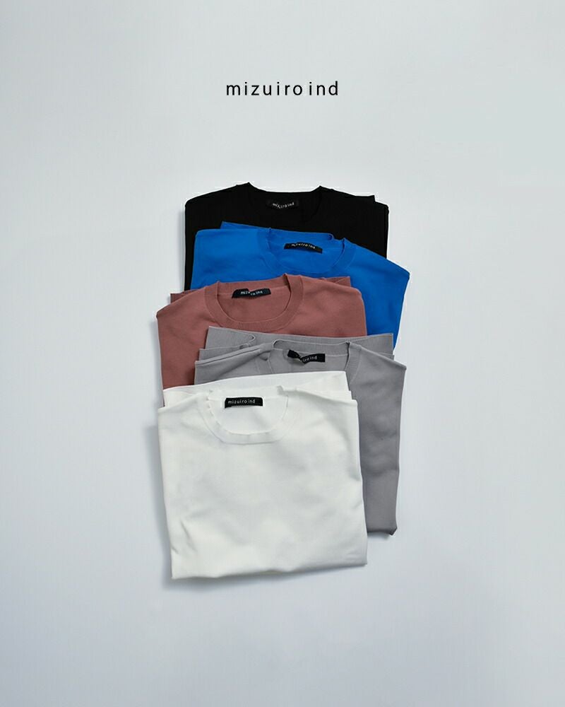 mizuiro ind ミズイロインド クルーネック ワイド プルオーバー 1