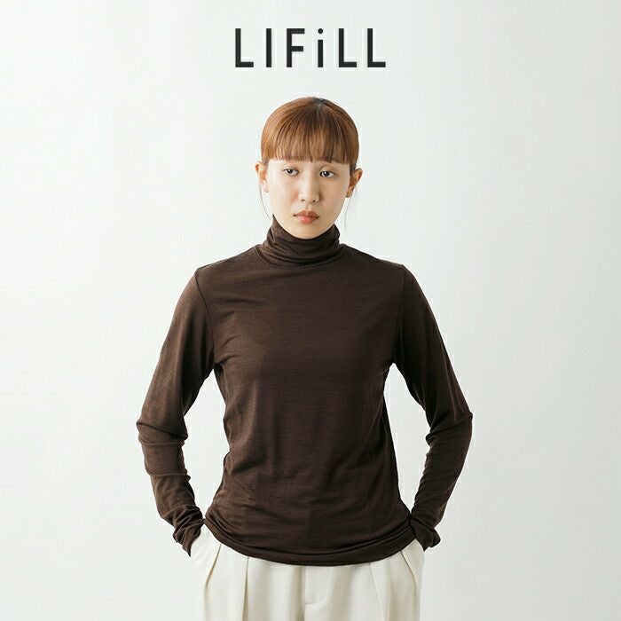 LIFiLL リフィル ウーリッシュ ハイネック プルオーバー “WOOLISH HIGH