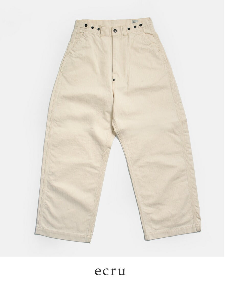 ordinaryfits オーディナリーフィッツ コットン ワイド デニム パンツ