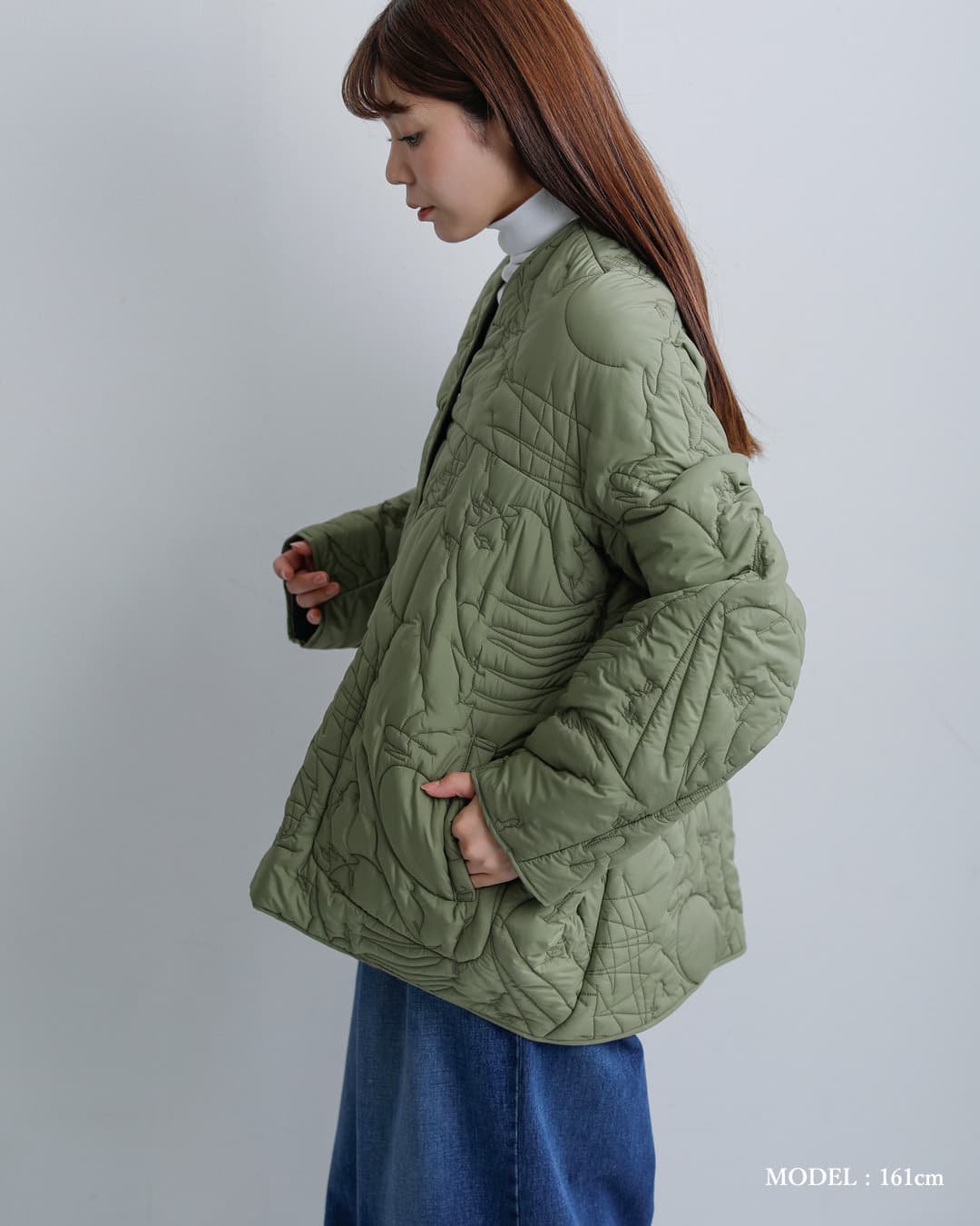 manipuri マニプリ リバーシブル キルティング ジャケット quilting
