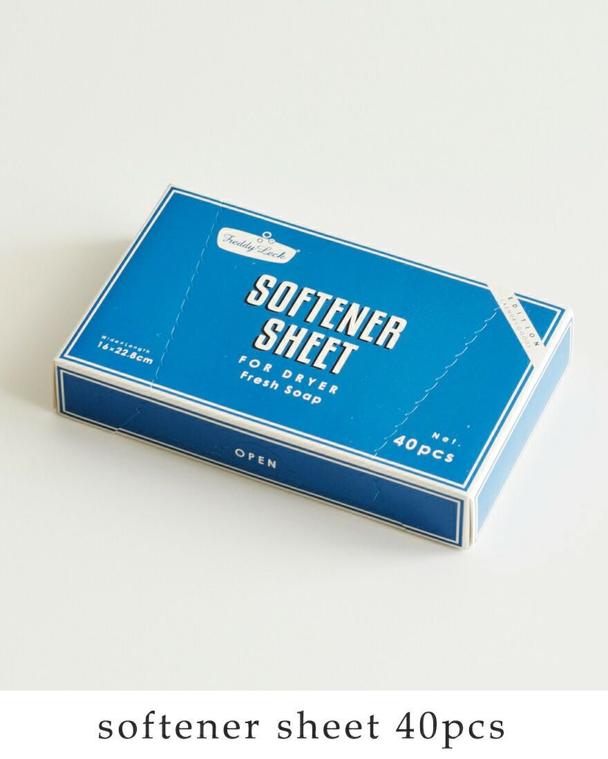 FREDDY LECK フレディ レック 乾燥機用 柔軟 ソフターシート 40P fl