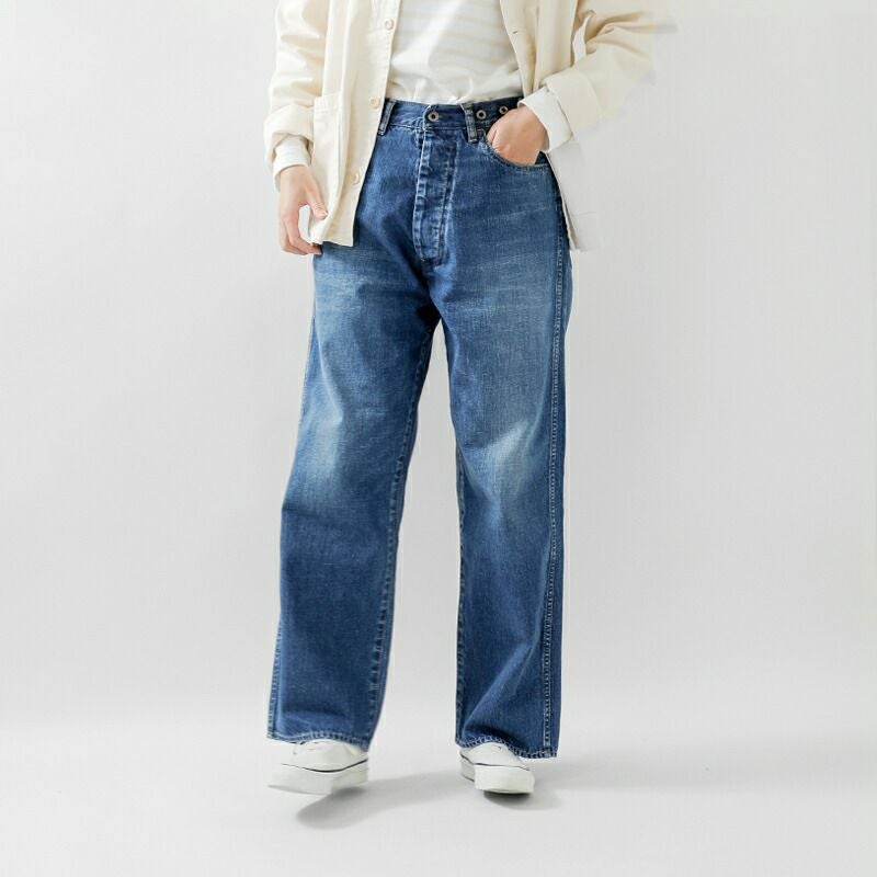 chimala チマラ 12oz ウエスト アジャスタブル デニム パンツ cs39
