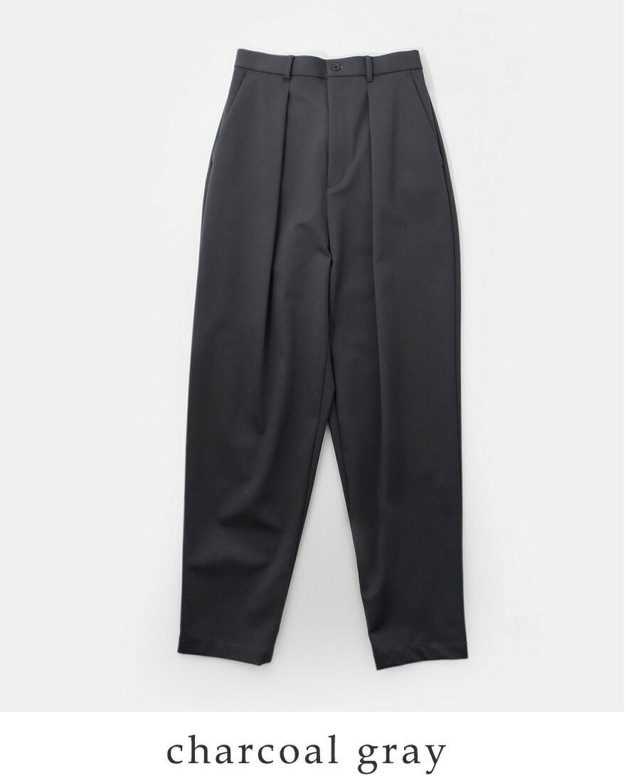 グラフペーパー サイズ1 テクノウールトラウザーズ Techno Wool Nylon Wide Tapered Trousers | Graphpaper(グラフ