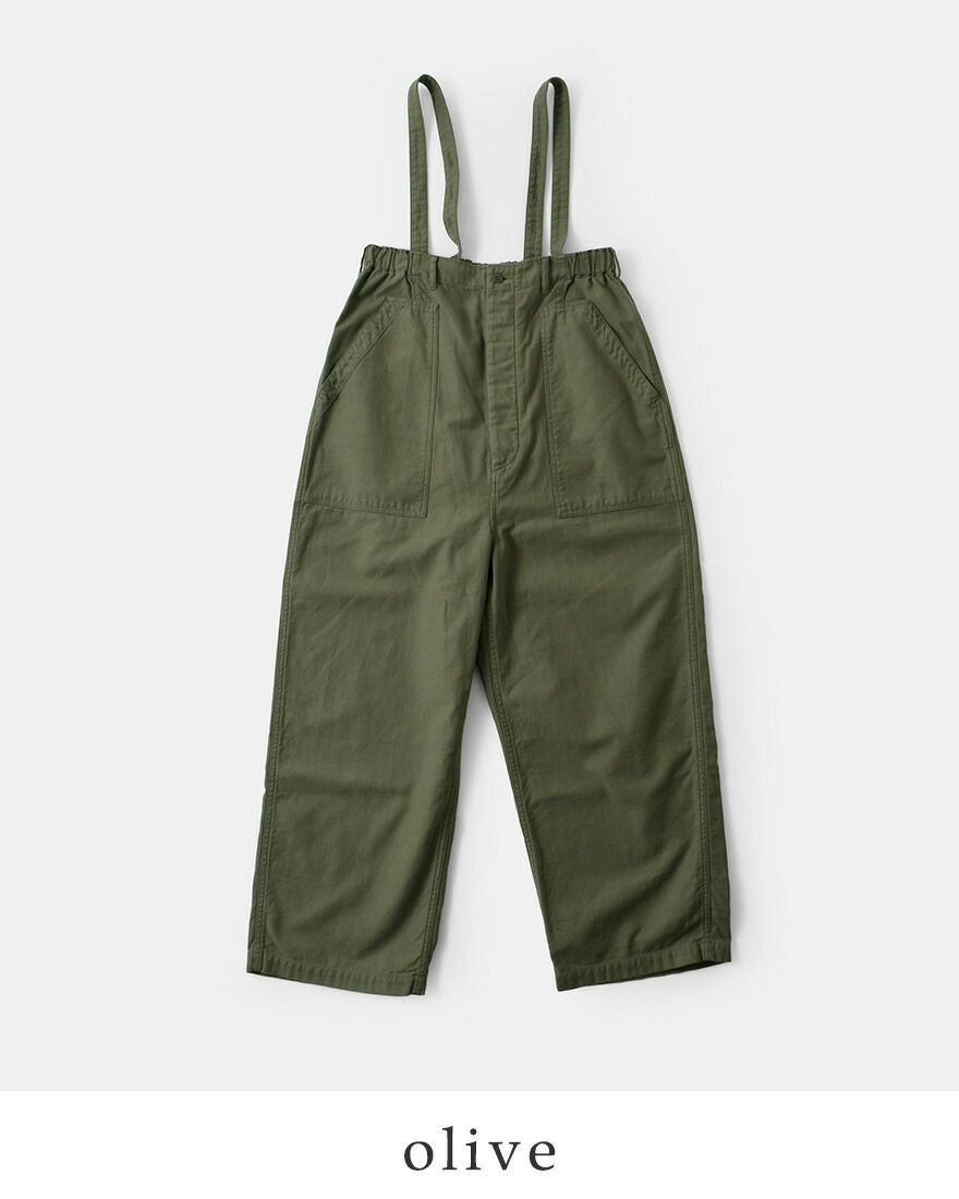 LENO リノ コットン ベイカー サロペット “BAKER SALOPETTE FADE” leno