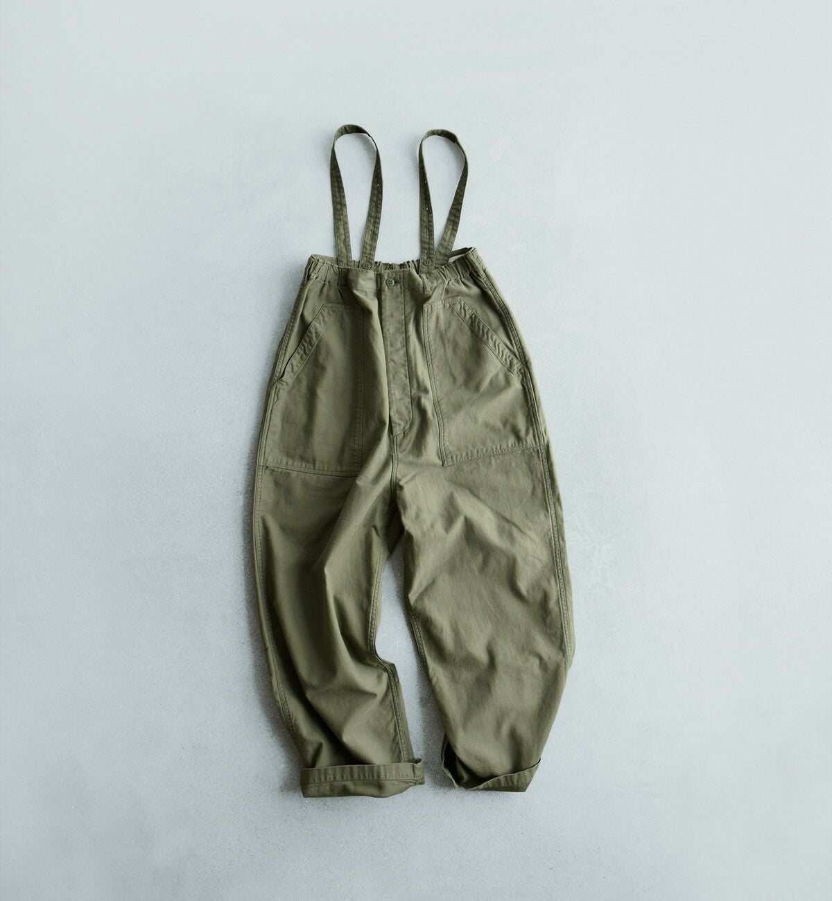 LENO リノ コットン ベイカー サロペット “BAKER SALOPETTE FADE” leno