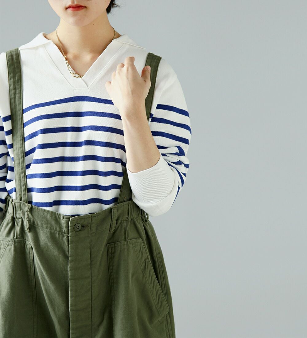 LENO リノ コットン ベイカー サロペット “BAKER SALOPETTE FADE” leno