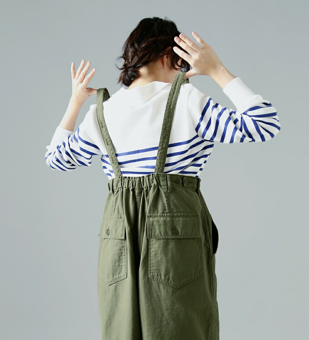 ＊LENO コットンベイカーサロペットBAKER SALOPETTE FADE＊ LENO リノ コットン ベイカー サロペット “BAKER SALOPETTE FADE” leno