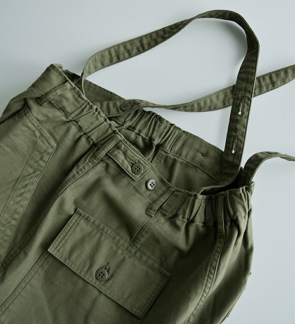 LENO リノ コットン ベイカー サロペット “BAKER SALOPETTE FADE” leno