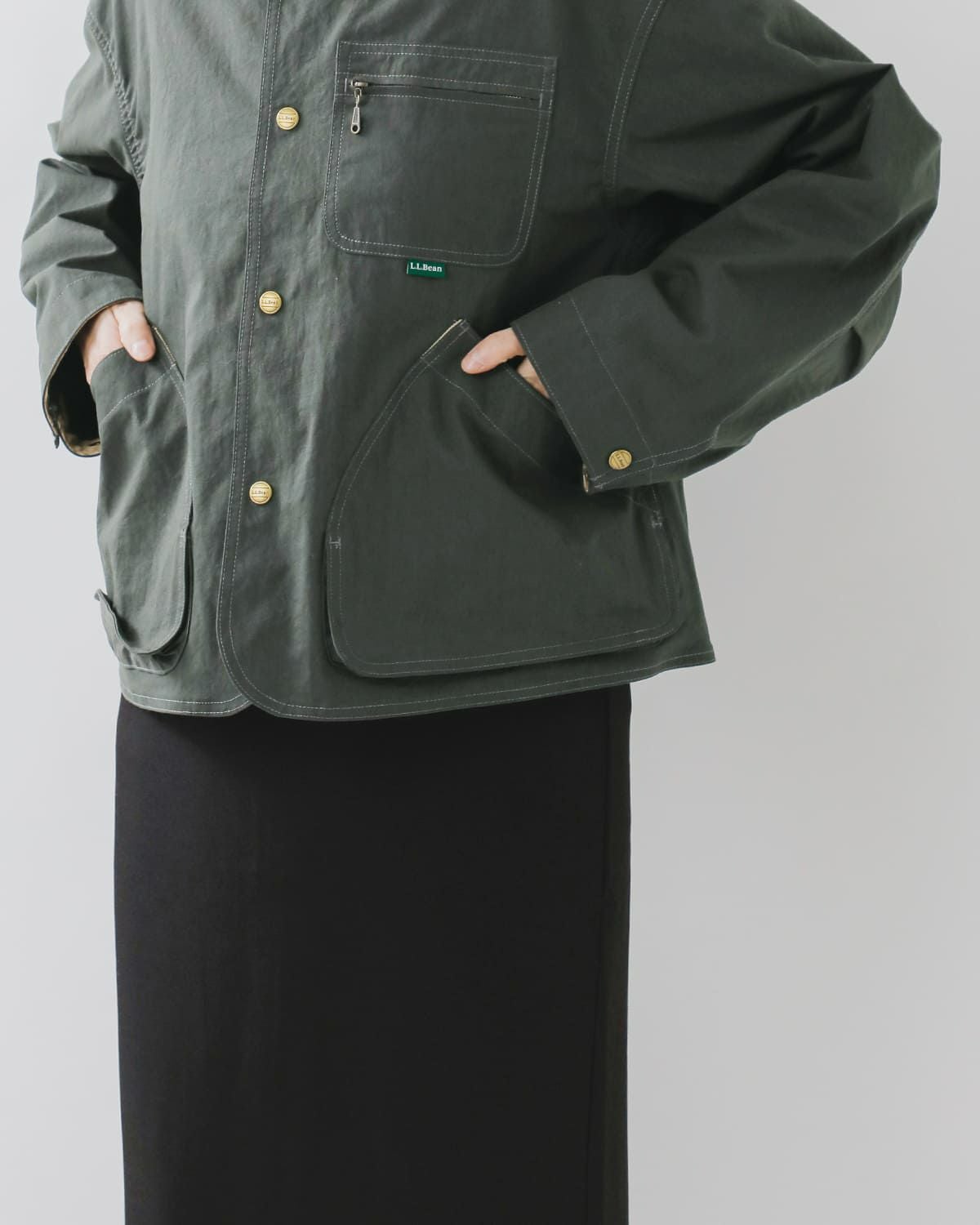 L.L.Bean エルエルビーン 撥水ライトキャンバス フィールドコート