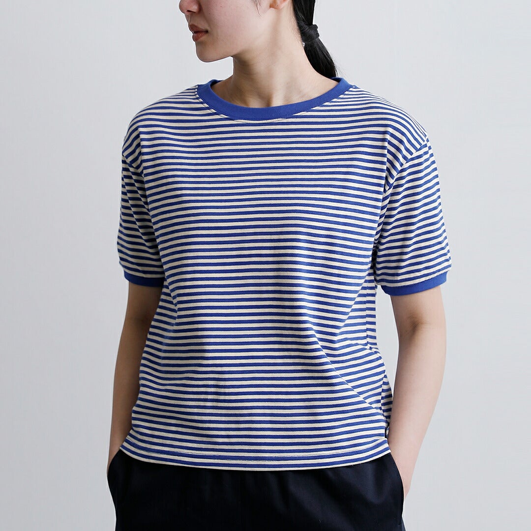 STAR＆STRIPE スターアンドストライプ ボーダー リンガー Tシャツ md