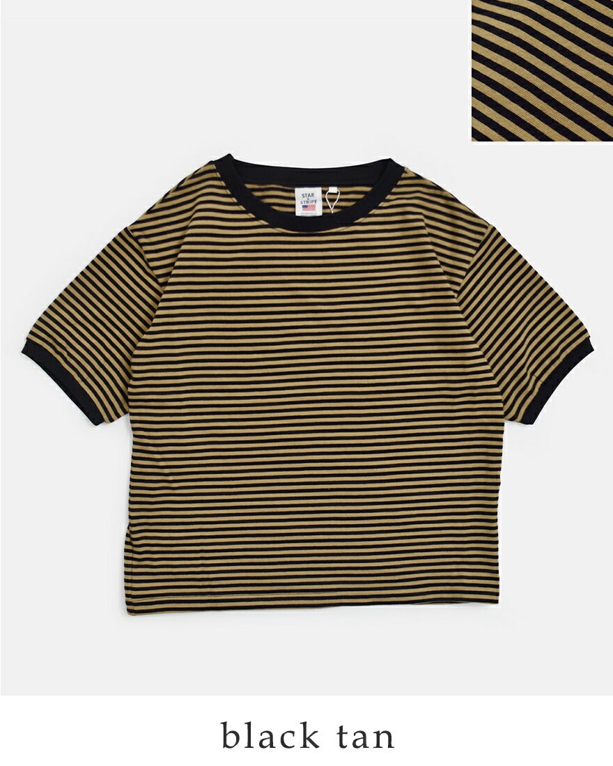 STAR＆STRIPE スターアンドストライプ ボーダー リンガー Tシャツ md