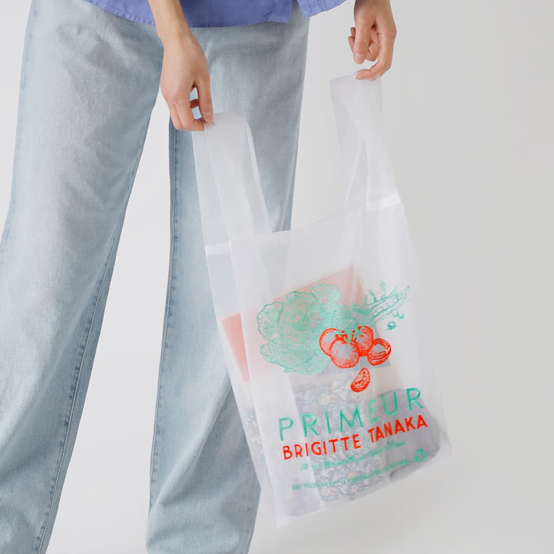 BRIGITTE TANAKA ブリジットタナカ 刺繍 トートバッグ PRIMEUR bt-mo