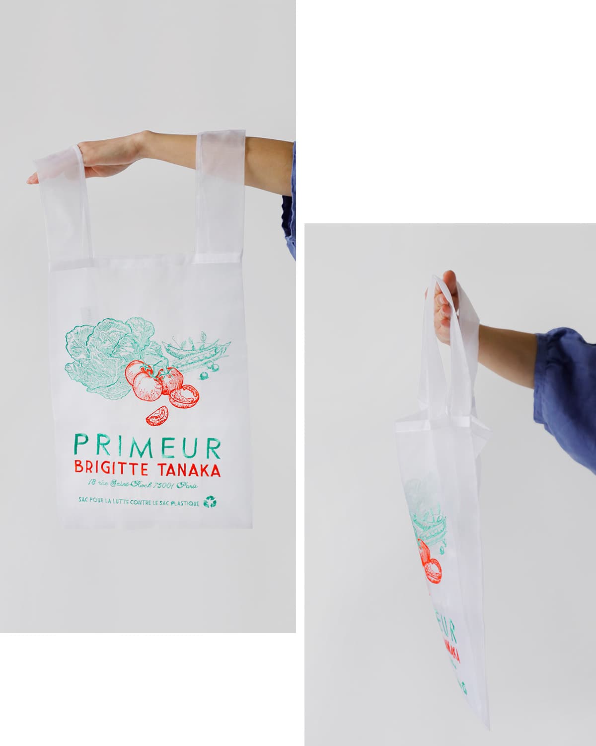 BRIGITTE TANAKA ブリジットタナカ 刺繍 トートバッグ PRIMEUR bt-mo