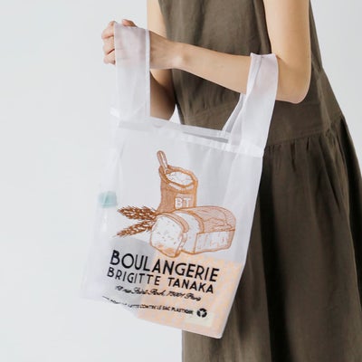 BRIGITTE TANAKA ブリジットタナカ 刺繍 オーガンジートートバッグ 