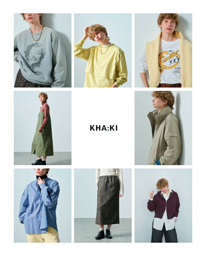 kha:ki カーキ 撥水 リップストップ バーチカル ショルダーバッグ