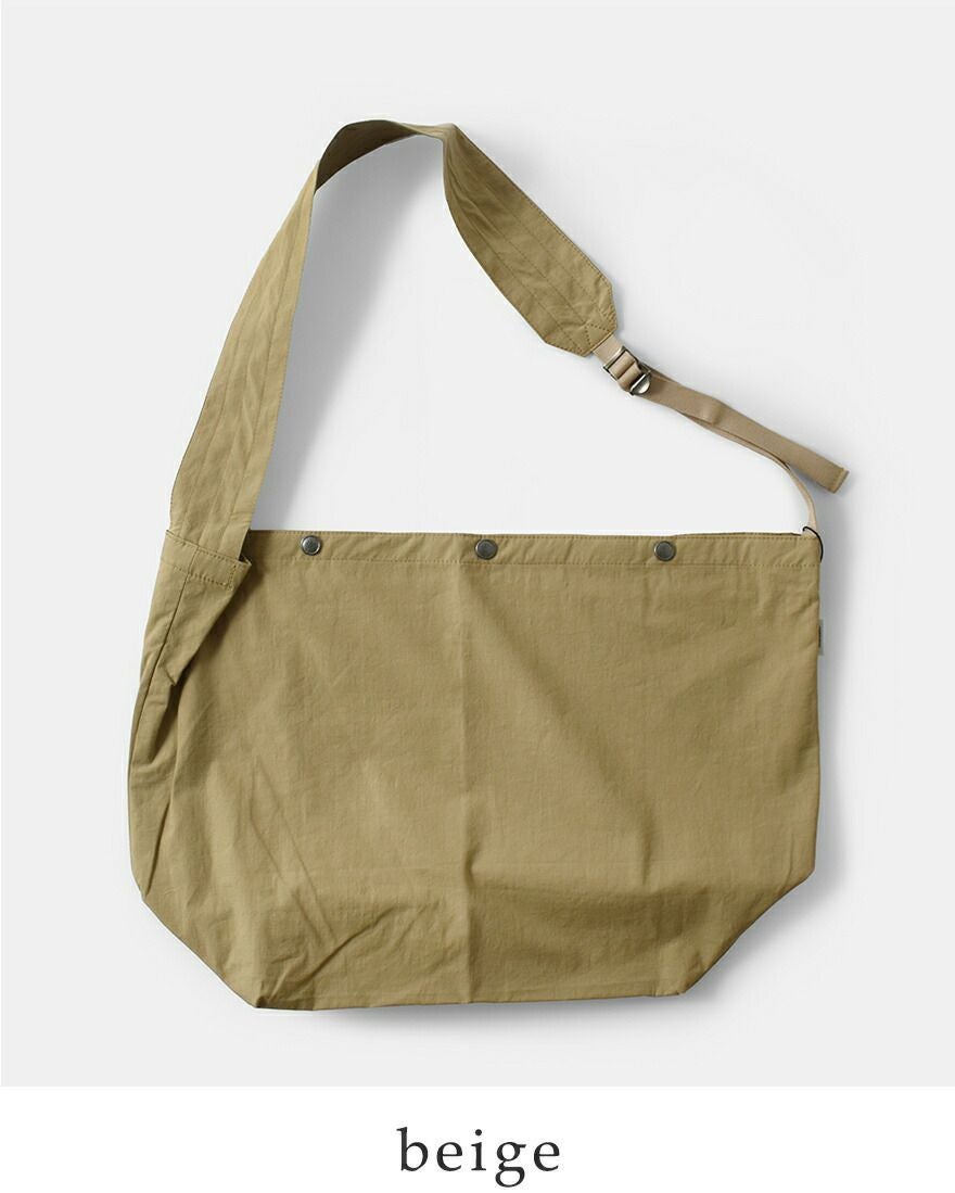 kha:ki カーキ 撥水 リップストップ ショルダーバッグ “SHOULDER SACK