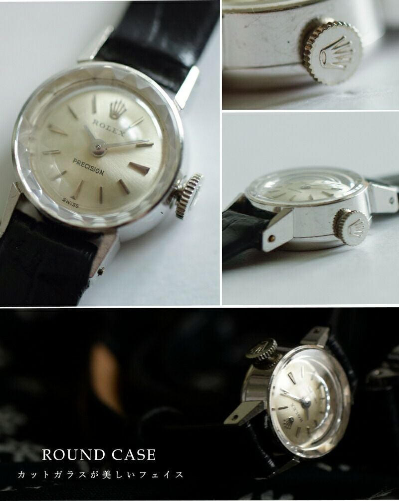 ROLEX ロレックス カウレザー ベルト ヴィンテージ ウォッチ
