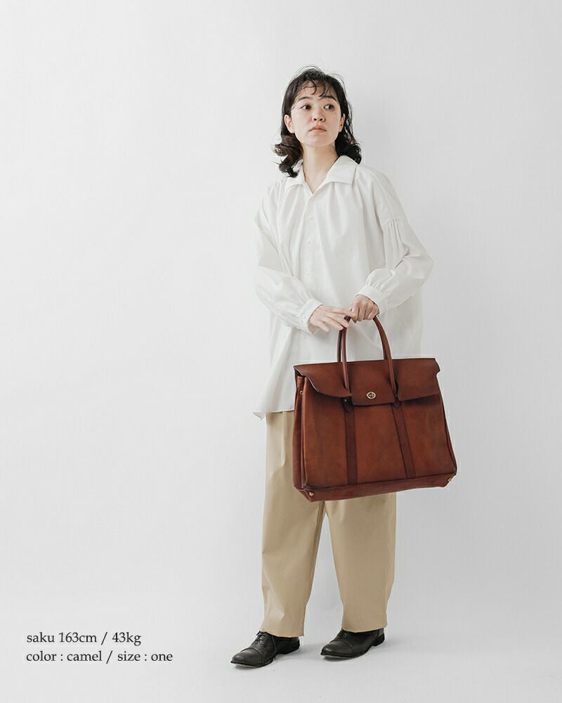 VASCO ヴァスコ OLD OIL レザー サドル トートバッグ “LEATHER SADDLE