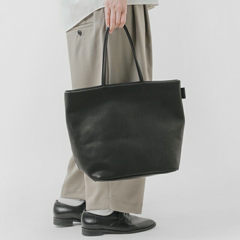 MORMYRUS / モルミルス / レザートートバッグ mormyrus｜GLOSS LEATHER TOTE グロスレザートートバッグ 保存袋付き