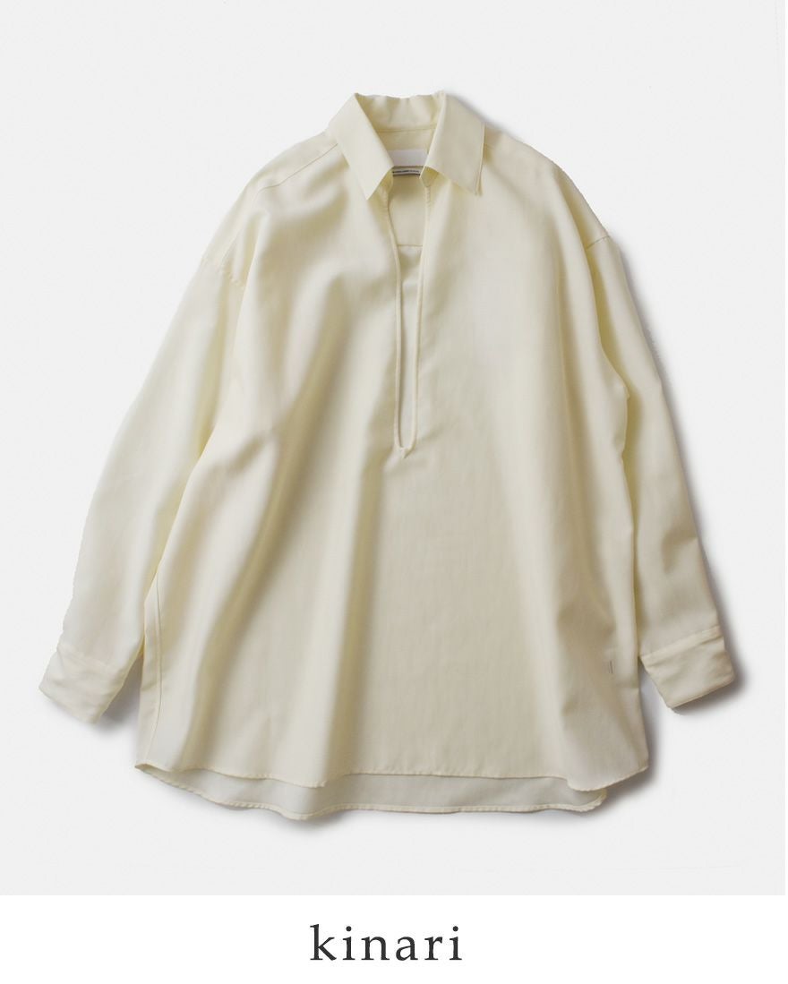 graphpaper グラフペーパー ウール スキッパー シャツ “Wool Cupro