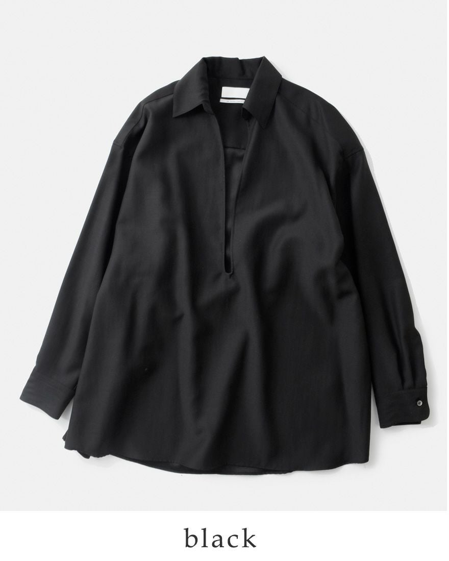 graphpaper グラフペーパー ウール スキッパー シャツ “Wool Cupro