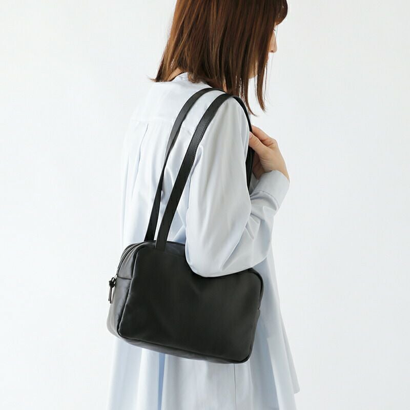 Aeta アエタ パフィー ロング ハンドル ボストン バッグ Mサイズ