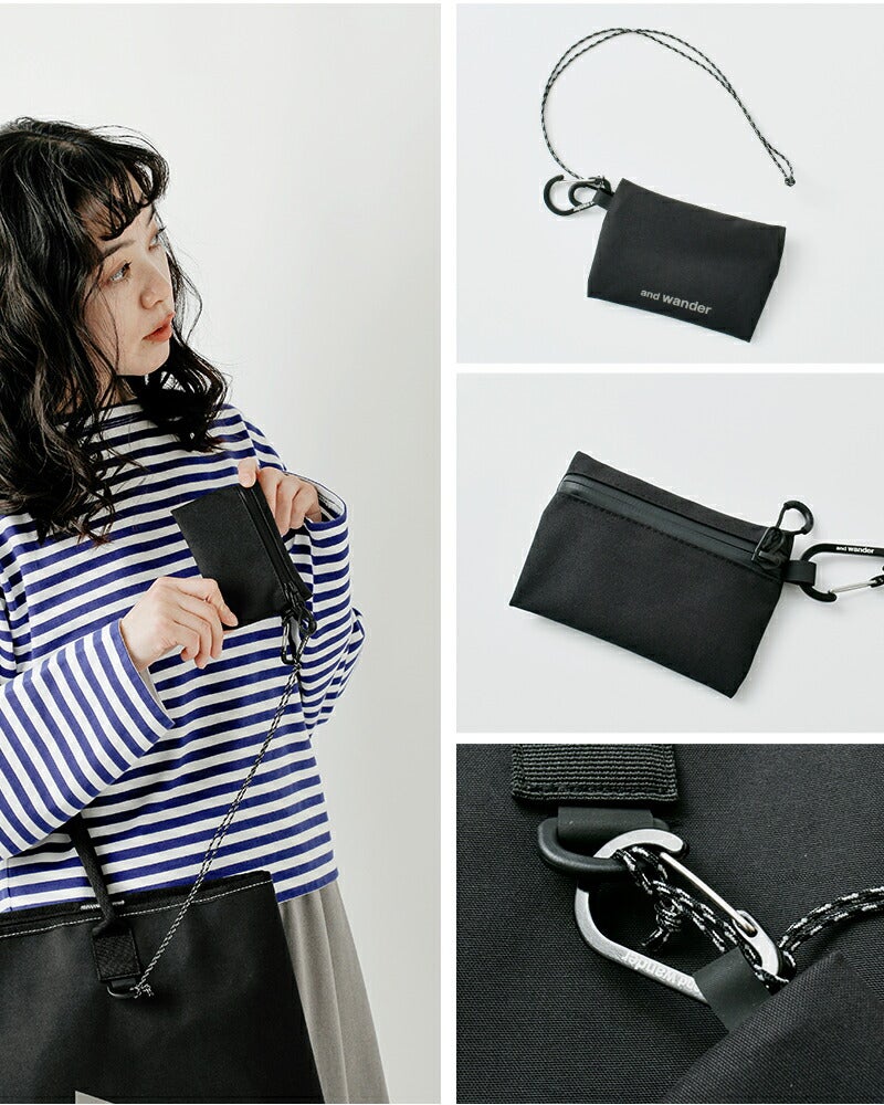 and wander アンドワンダー 防水 トートバッグ PE/CO tote bag 574