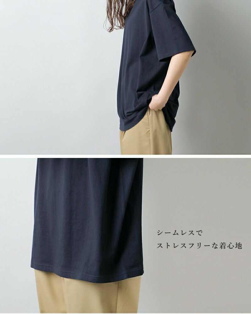 graphpaper グラフペーパー コットン ショートスリーブ モックネック T