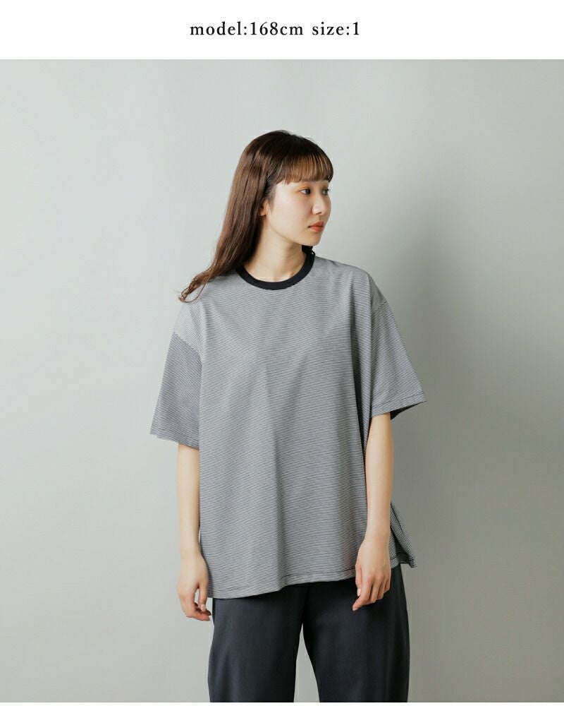 Graphpapaper ボーダー　クルーネックカットソー 000000040591-11.jpg?size=l&w=