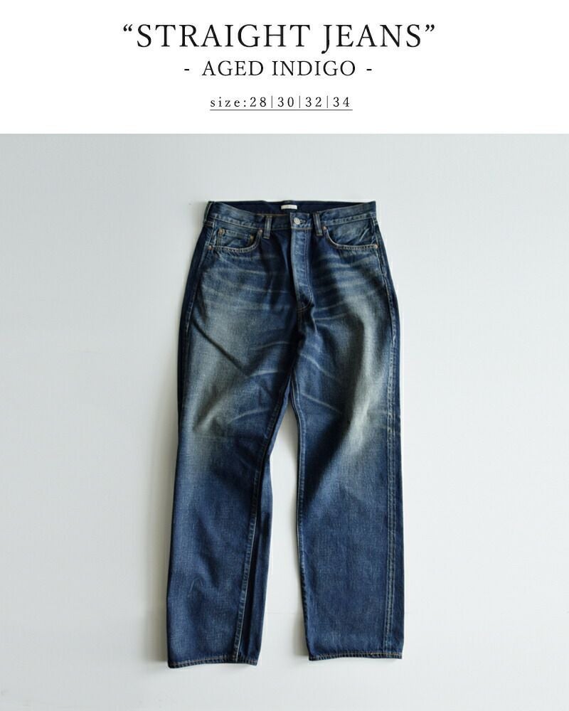 LENO リノ ストレート デニム パンツ “STRAIGHT JEANS” leno-j006a-ms