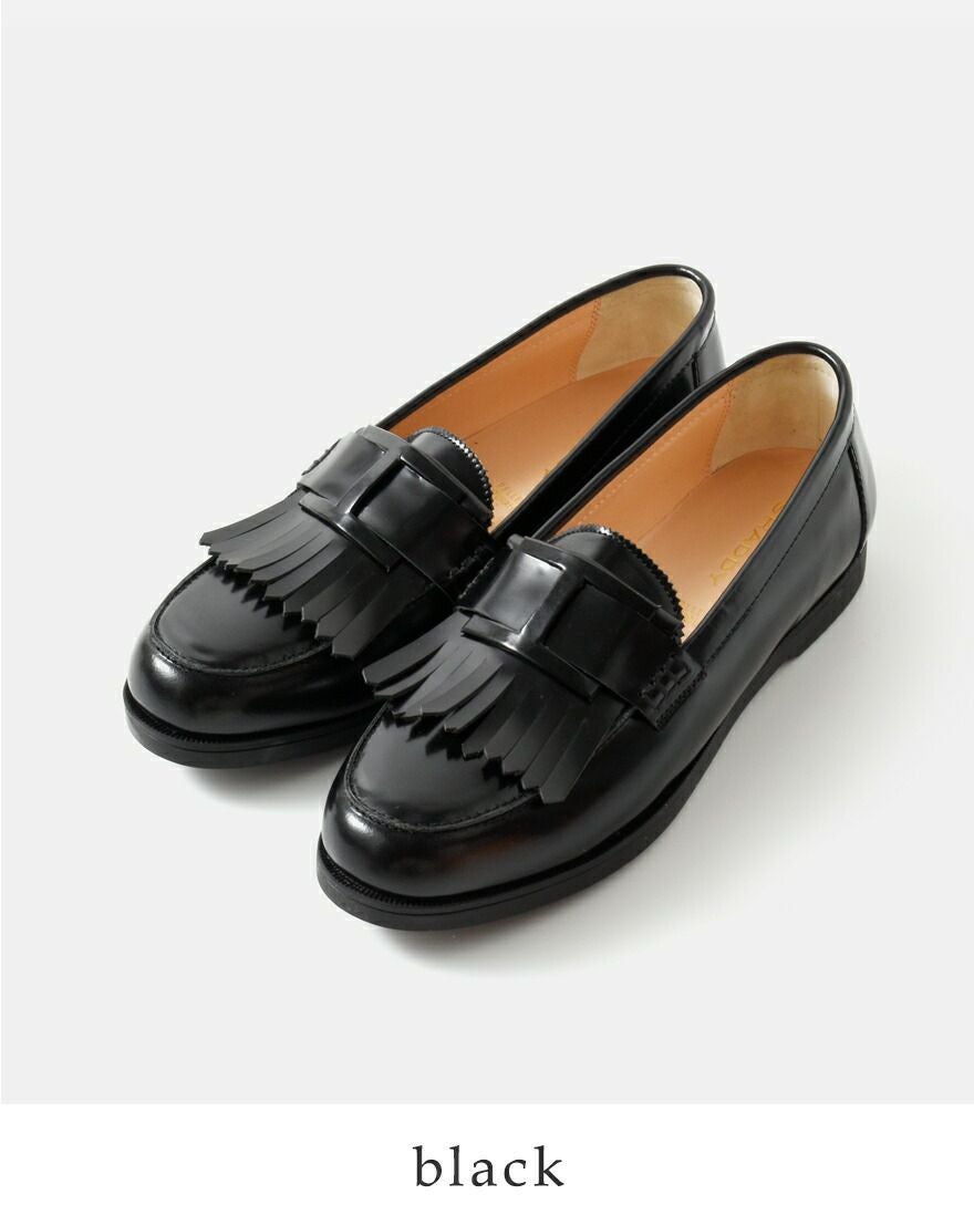 SHADDY シャディ レザー キルト タッセル ローファー sh011-fn