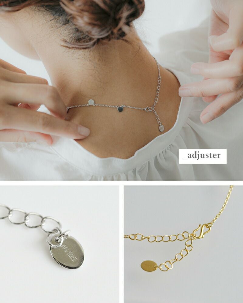 JAMIRAY ジャミレイ サークル プレート ネックレス “CIRCLE PLATE