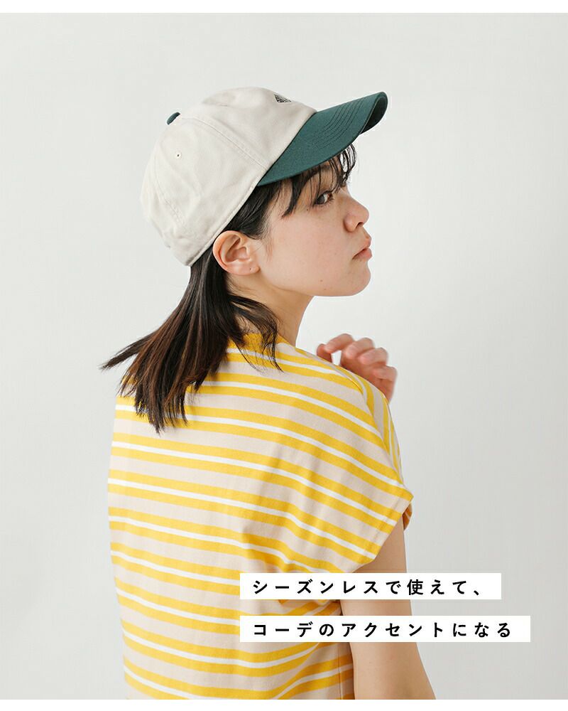 DANTON ダントン 帽子 チノクロス 6パネル 2トーン キャップ dt