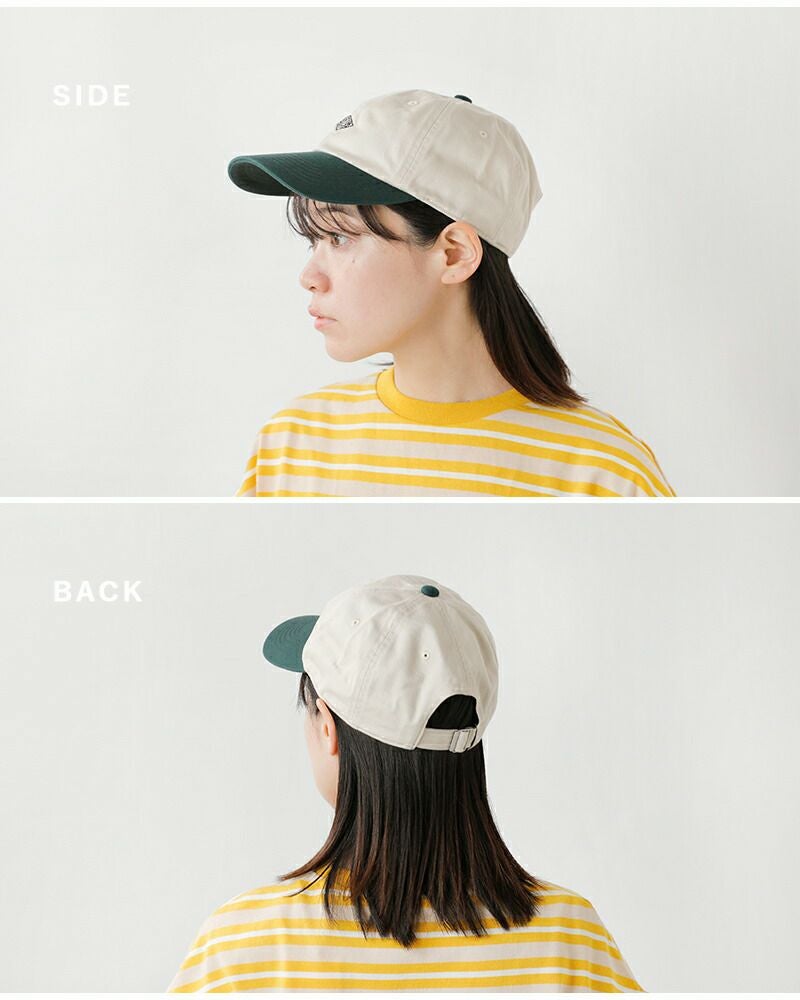 DANTON ダントン 帽子 チノクロス 6パネル 2トーン キャップ dt