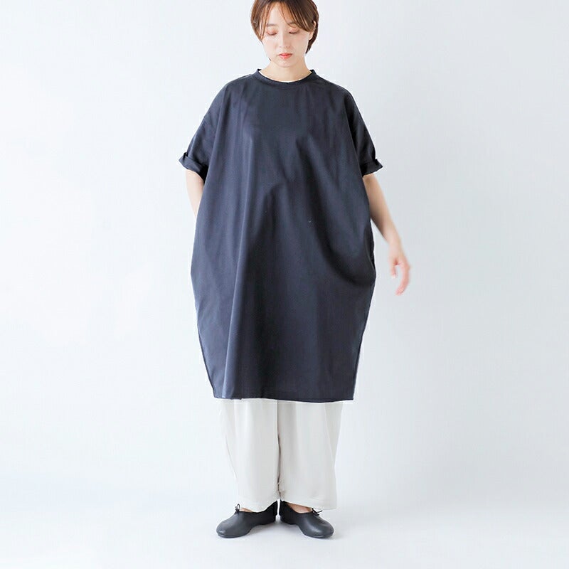 ミズイロインド mizuiro ind コットン ロールアップ スリーブ