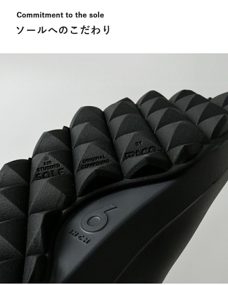 クーポン対象】PPACO パコ オープントゥ エア スタッドソール スライド