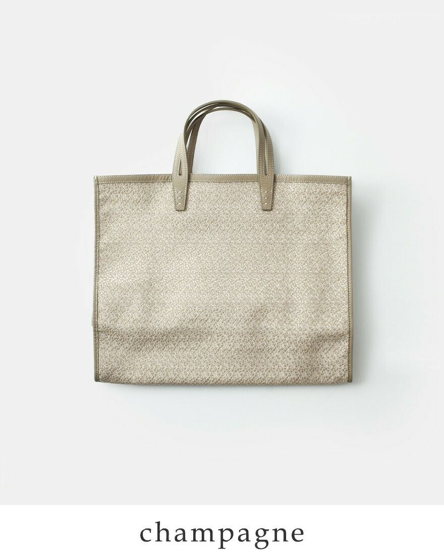 A VACATION ア ヴァケーション カウレザー ハンドル スクエア トート