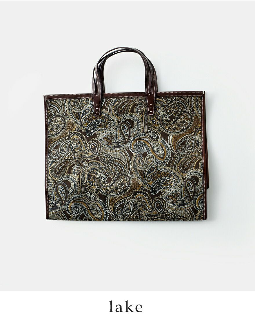 A VACATION ア ヴァケーション カウレザー ハンドル スクエア トート