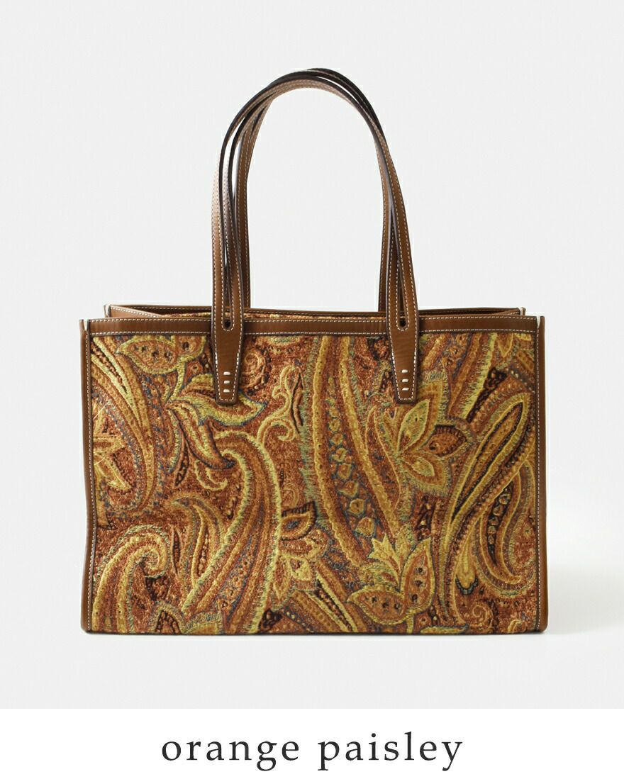 A VACATION ア ヴァケーション カウレザー ハンドル スクエア トート