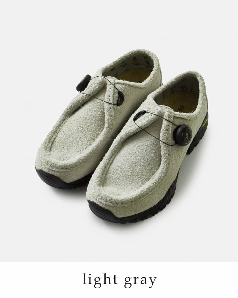 pg ピージー カウスエード ビブラムソール フリーロック シューズ