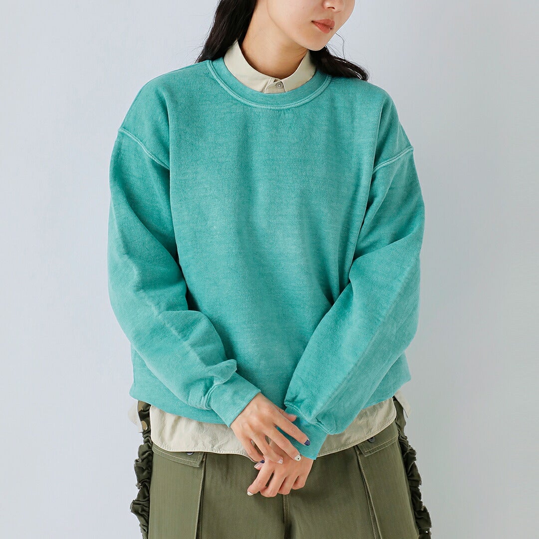 TOWN CRAFT タウンクラフト フリース 90s ピグメント クルーネック