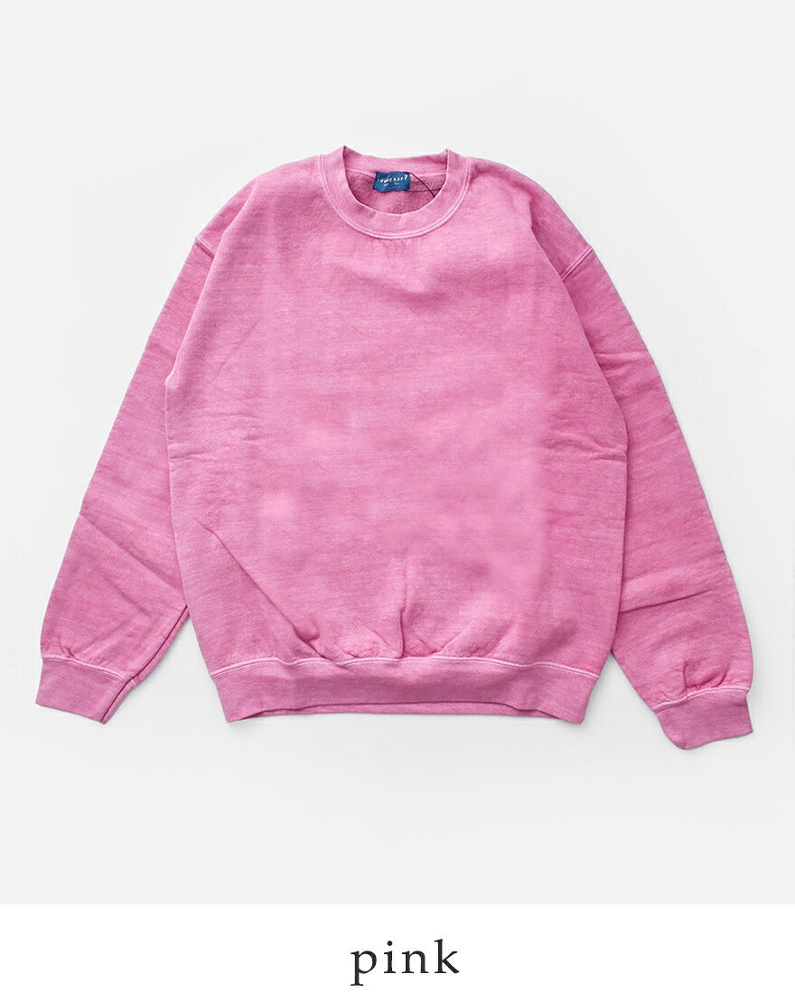 TOWN CRAFT タウンクラフト フリース 90s ピグメント クルーネック