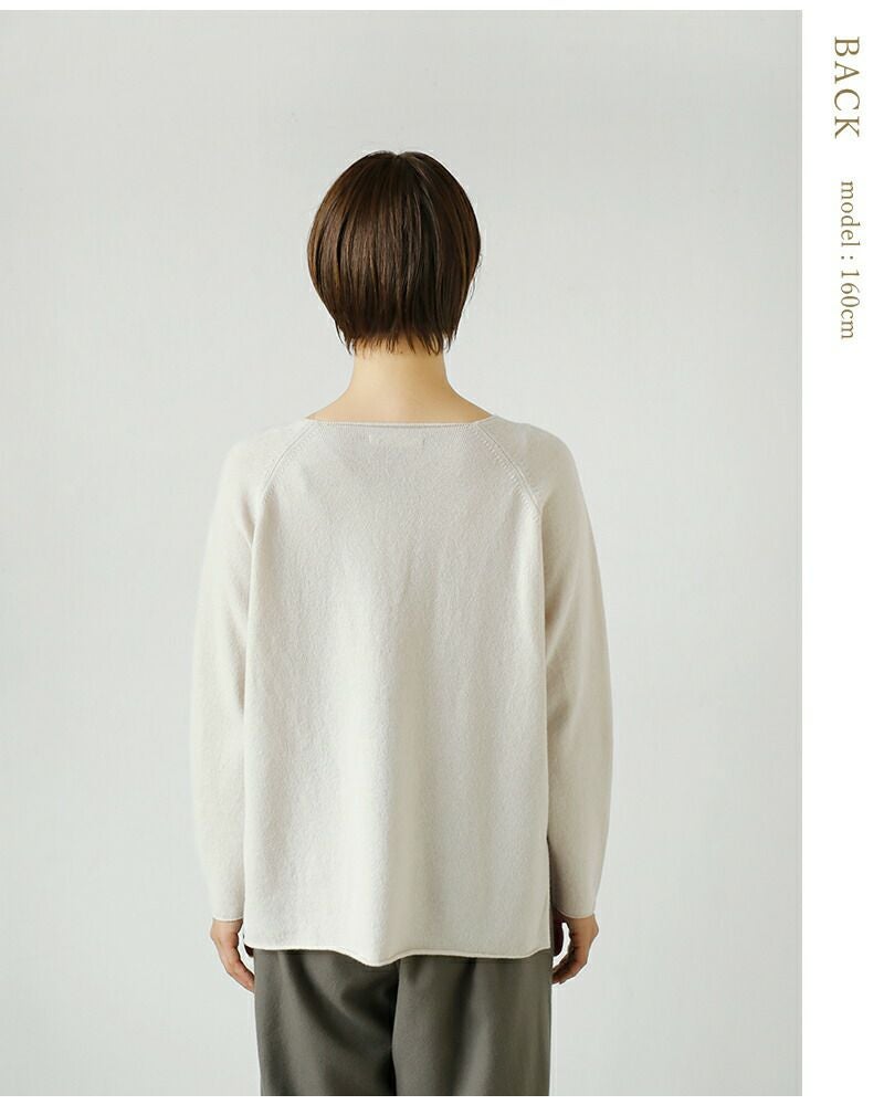 evam eva エヴァムエヴァ ファインメリノ ウール ニット プルオーバー