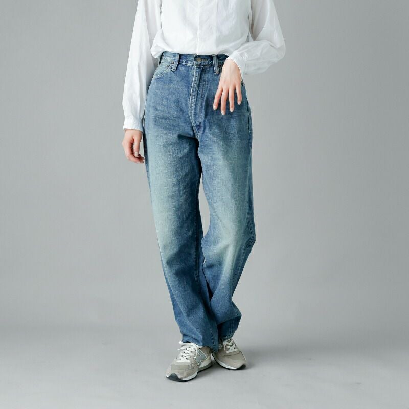 40%OFF】LENO リノ ハイウエストフェードウォッシュジーンズ“KAY” leno