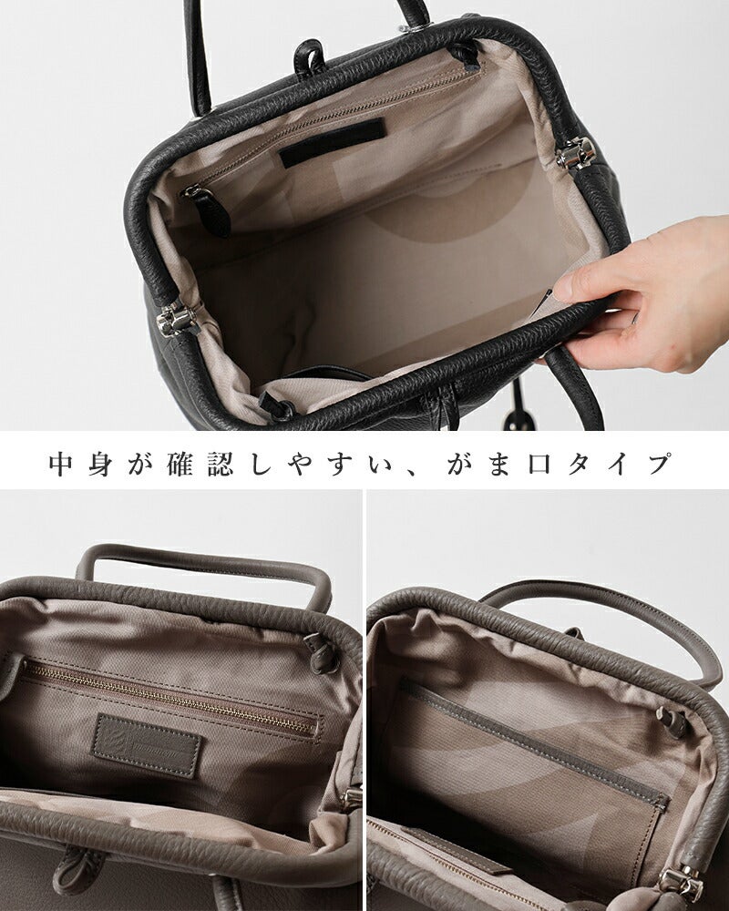 mononogu モノノグ カウレザー コキール シュリンク ボストン バッグ