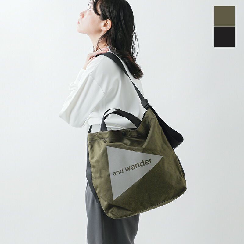 and wander アンドワンダー リサイクル OX トート バッグ “recycle OX