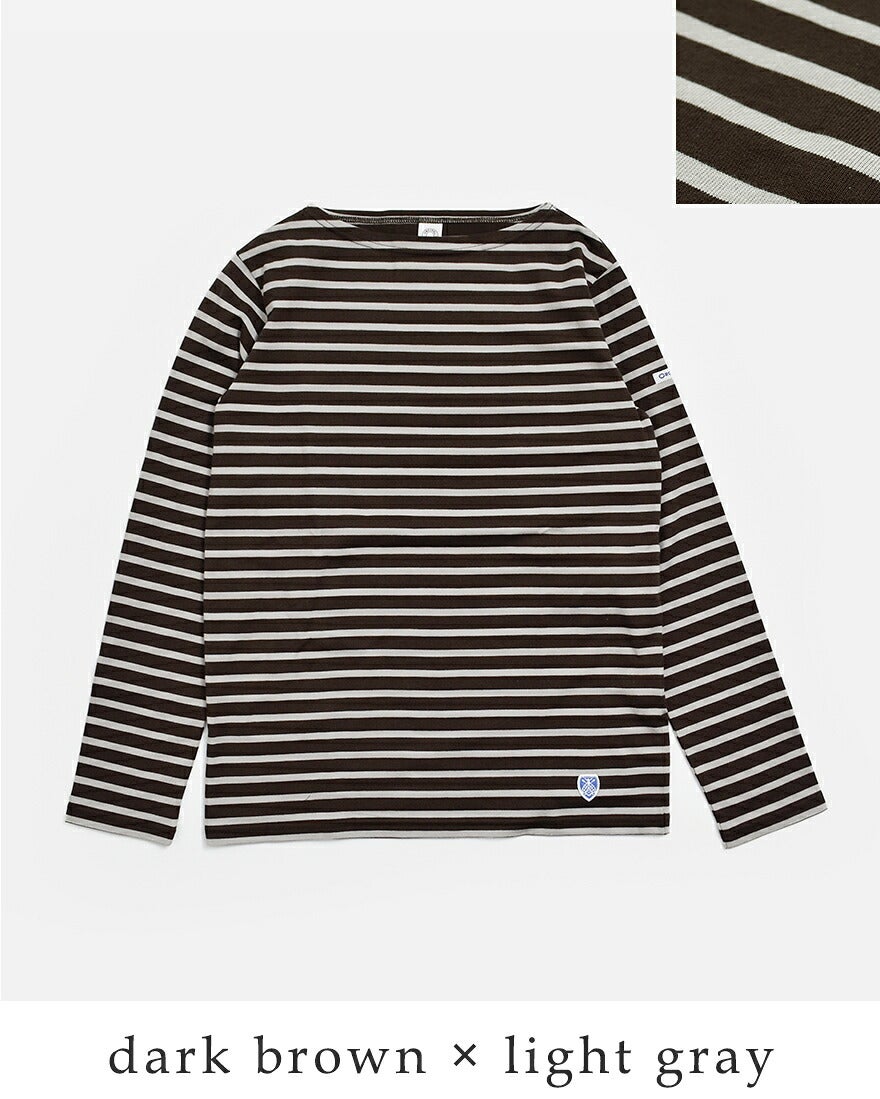 ORCIVAL オーチバル コットン天竺 ボートネック 長袖Tシャツ or