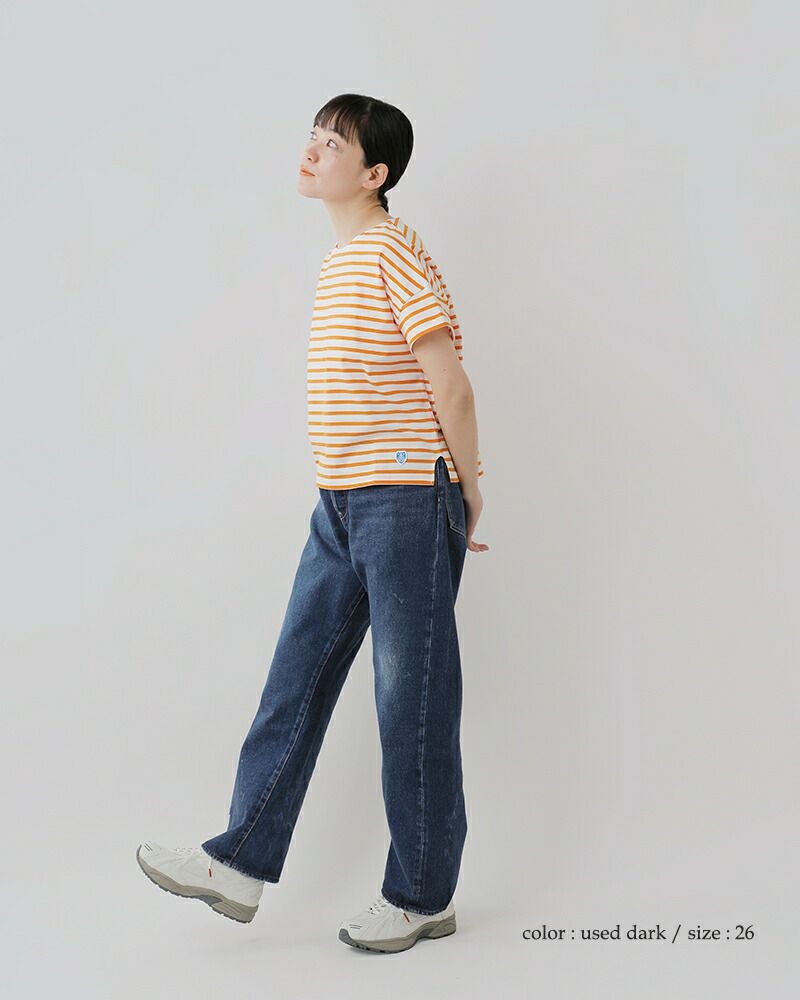 chimala チマラ セルビッチ デニム レギュラー丈 バギーカット パンツ