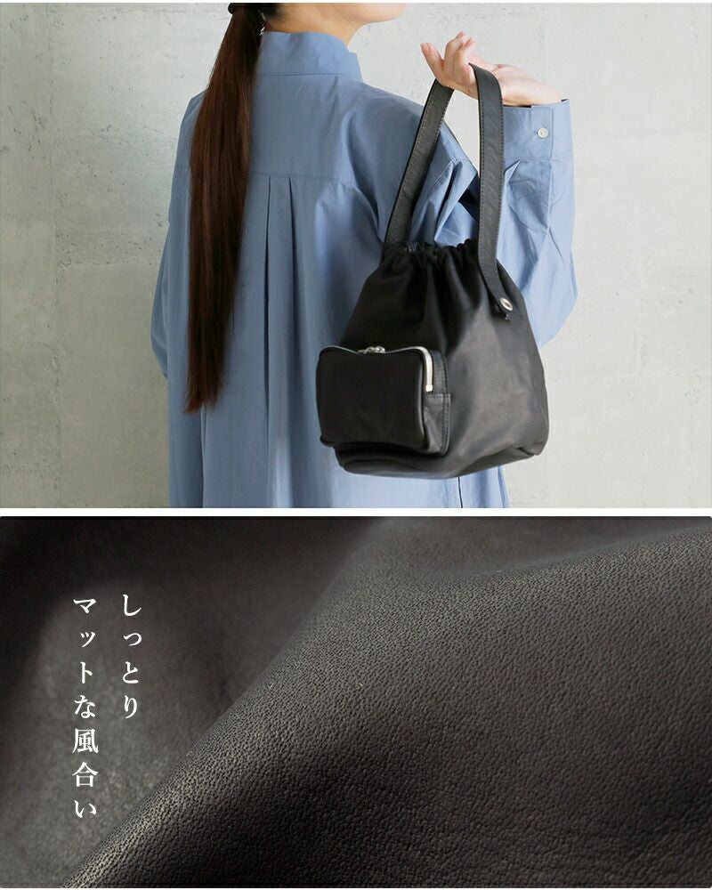 クーポン対象】mormyrus モルミルス レザー ジップポケット ショルダー
